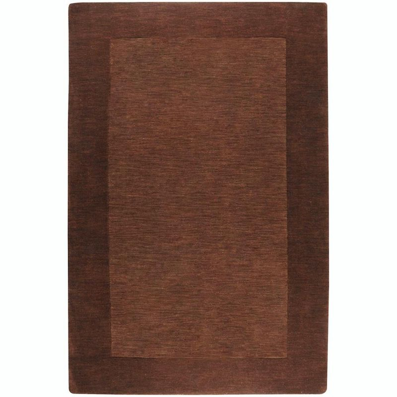 Mark & Day Reims 5'x8' Rectangle Loomed Indoor Area Rugs Dark Brown: Modern Wool, Stain-Resistant, Pet Friendly, Handwoven