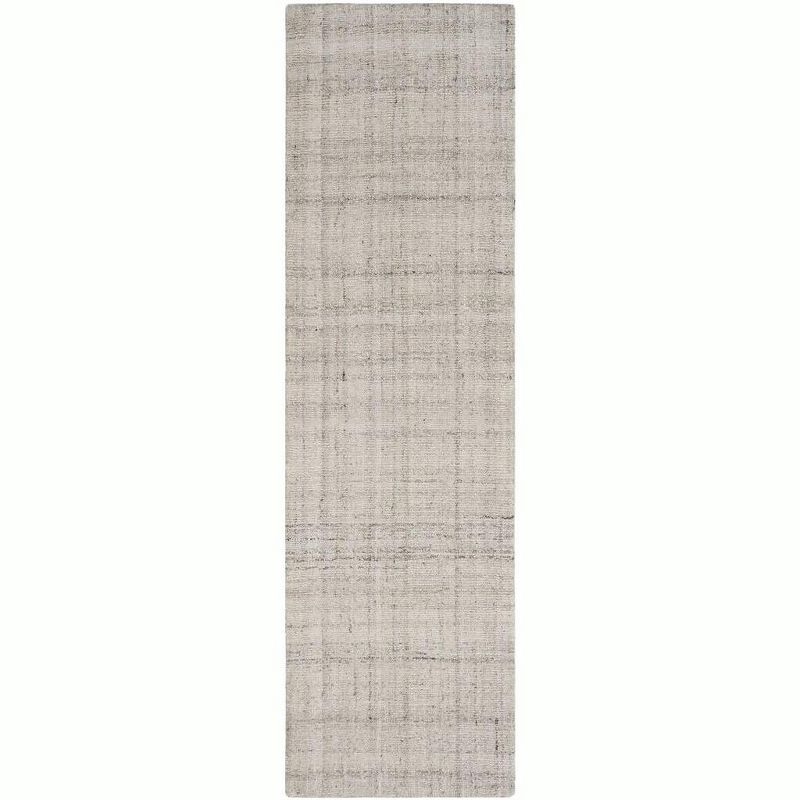 Abstract ABT141 Handmade Indoor Runner - Light Grey - 2'-3"x20' - Safavieh
