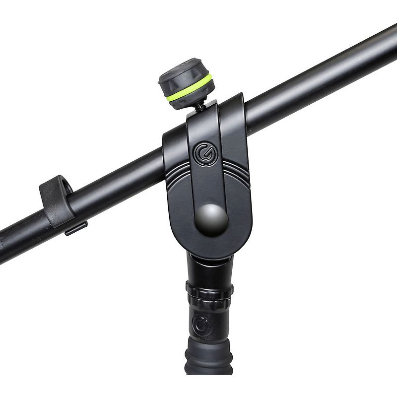 Gravity Stands Microphone Stand With Folding Tripod Base And 2-Point Adjustment Telescoping Boom Short