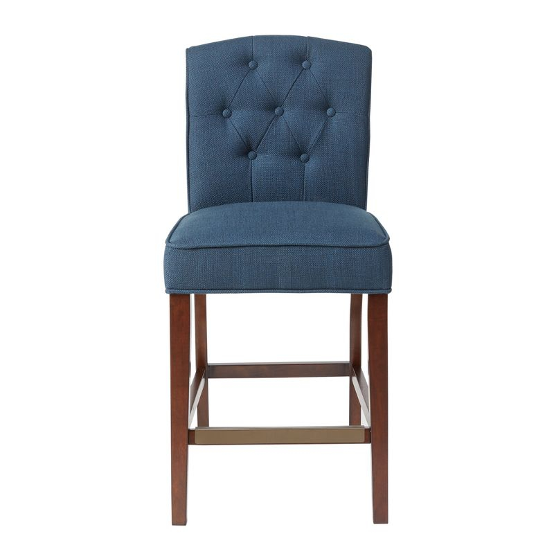 Khloe Tufted Counter Height Barstool Navy - Madison Park