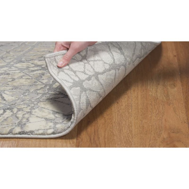 Meadow MDW324 Power Loomed Indoor Area Rug - Beige/Grey - 9'x12' - Safavieh