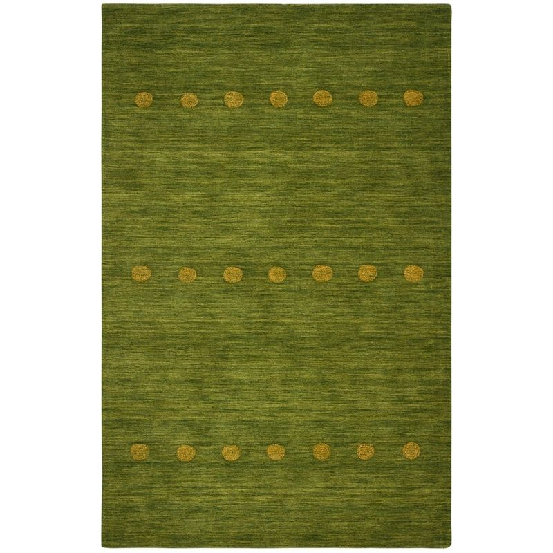 Himalaya HIM590 Handmade Area Rug - 5'x8' - Green - Safavieh