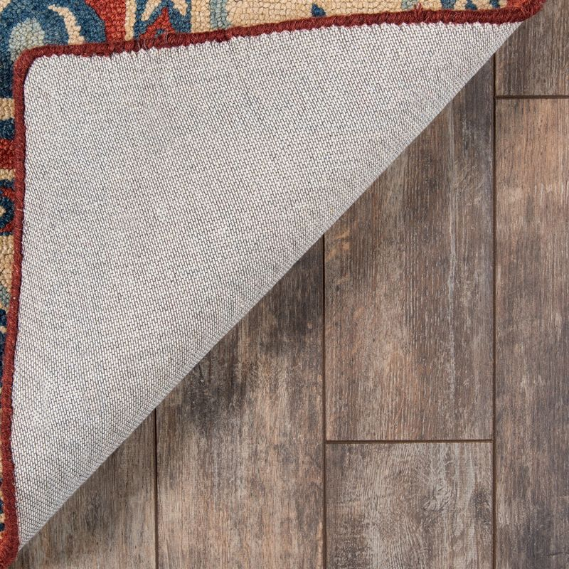 Momeni Tangier Uriel Multi 2' X 3' Accent Rug: Wool, Geometric, Handmade, Medium Pile, Bohemian Style, Indoor Use