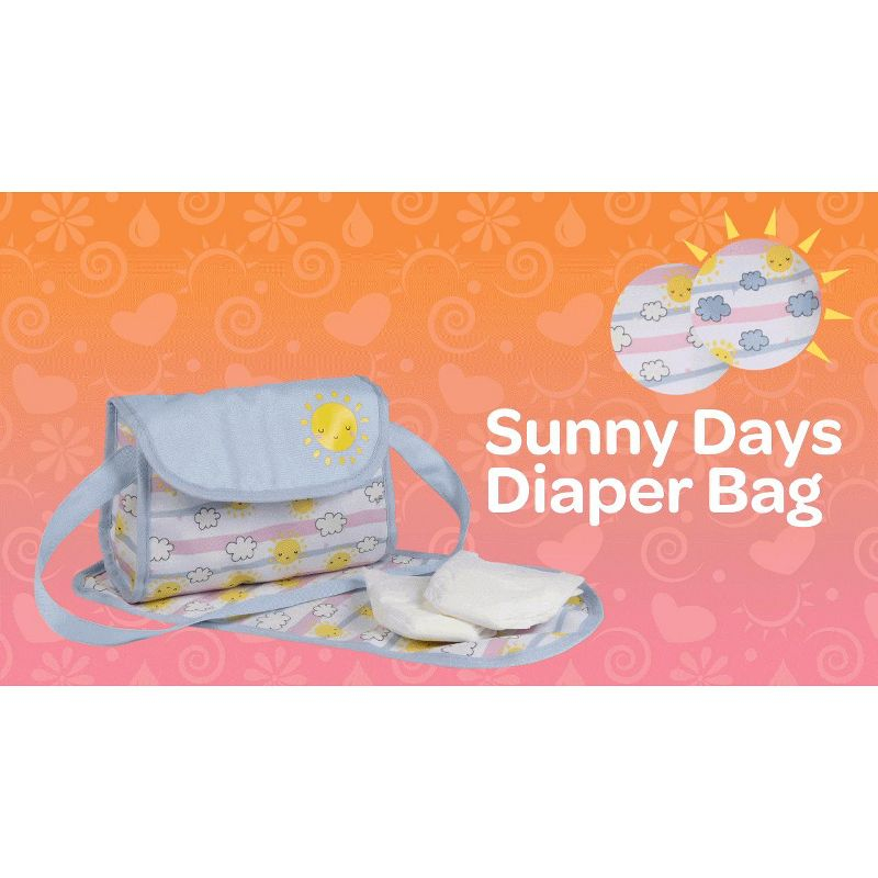 Adora Baby Doll Diaper Bag Set - Color-Changing Sunny Days