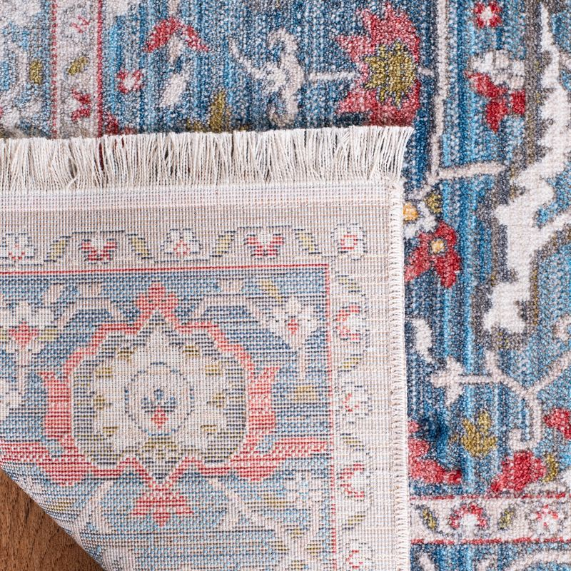 Vintage Persian VTP479 Power Loomed Area Rug - Blue/Ivory - 8'x10' - Safavieh.