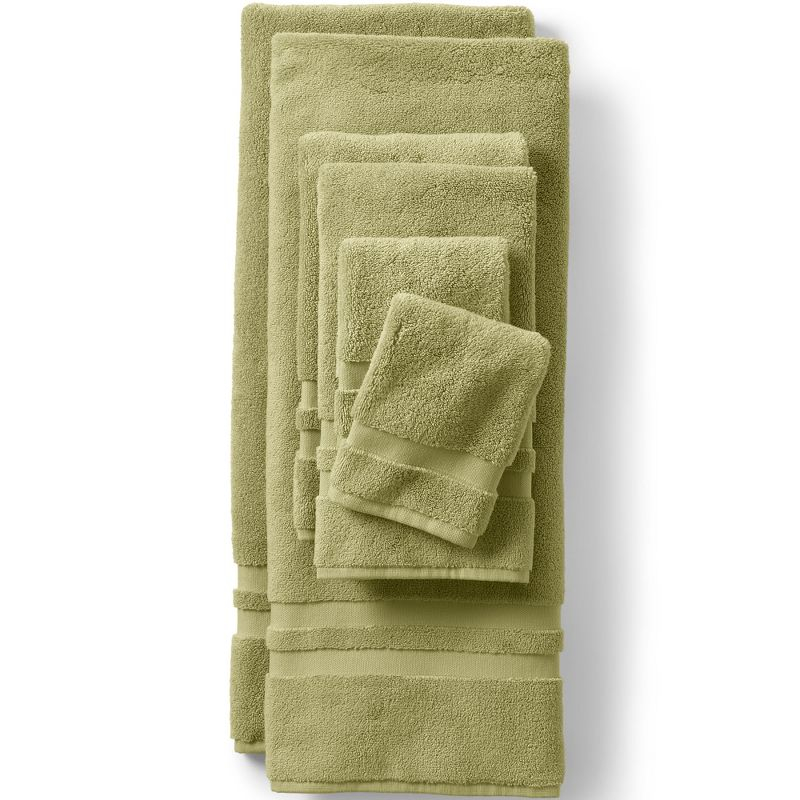 Lands' End Essential Cotton Hand Towel - Hand Towel - Fresh Olive