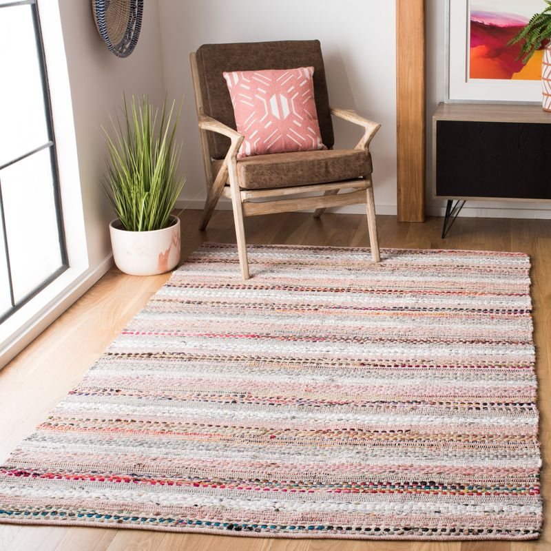 Montauk MTK975 Hand Woven Area Rug - Pink/Multi - 3'x5' - Safavieh.