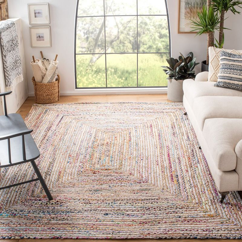 Cape Cod CAP202 Woven Indoor Area Rug - Beige/Multi - 10'x14' - Safavieh