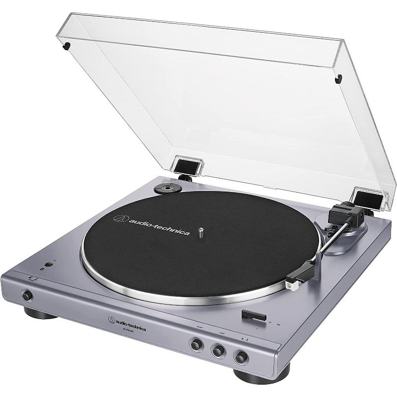 Audio-Technica AT-LP60XBT Fully Automatic Bluetooth Belt-Drive Stereo Turntable, Lilac (Limited Edition)