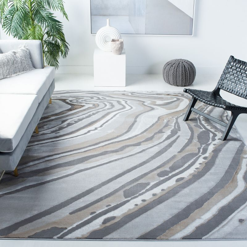 Craft CFT843 Loomed Indoor Area Rug - Gold/Grey - 9'x12' - Safavieh