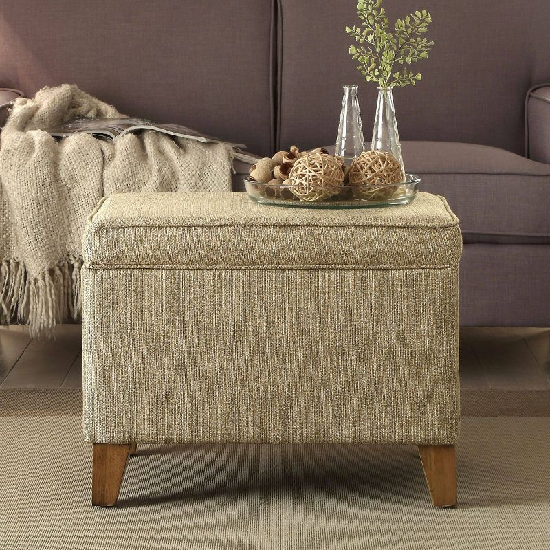 Storage Ottoman Brown - HomePop