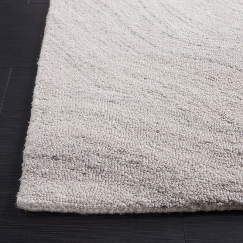 Abstract ABT148 Handmade Indoor Area Rug - Light Gray/Beige - 6'x6' - Safavieh