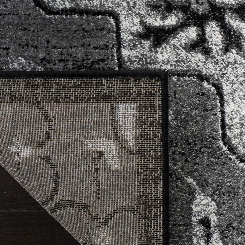 Vintage Hamadan VTH221 Power Loomed Indoor Accent Rug - Light Grey/Grey - 2'7"x5' - Safavieh