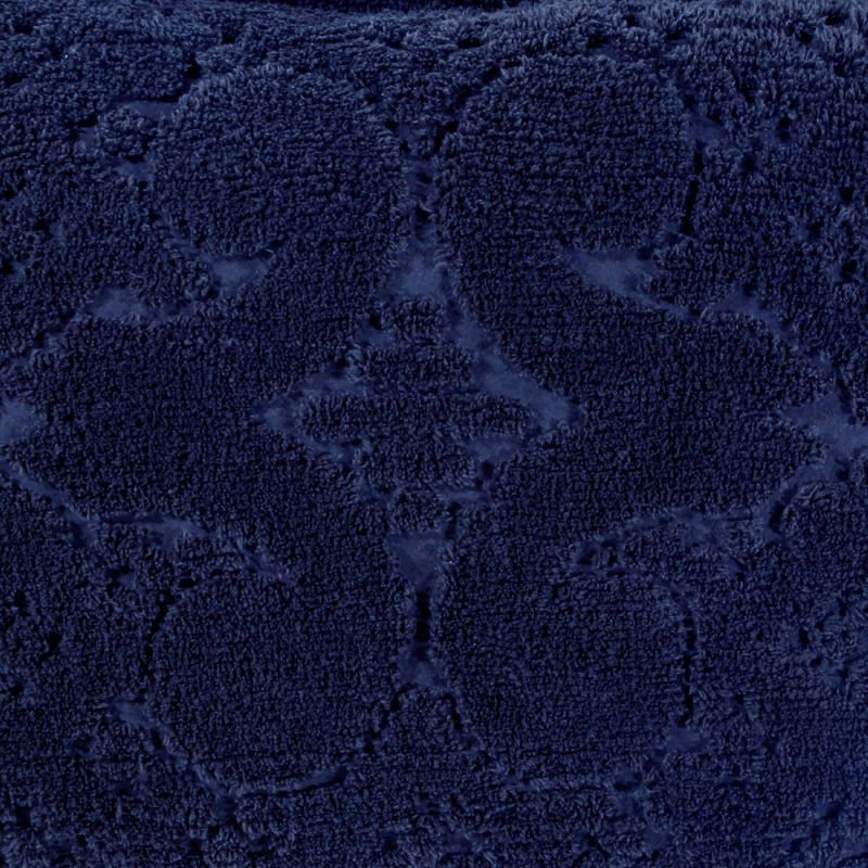 King Ashton Collection 100% Cotton Tufted Unique Luxurious Medallion Design Bedspread Navy - Better Trends