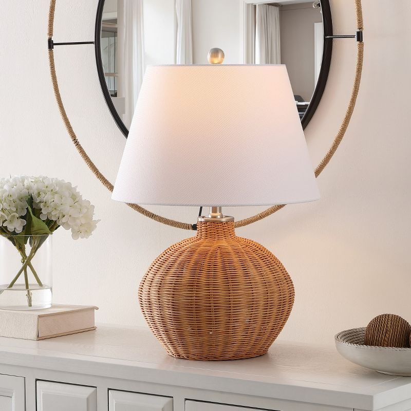 Juana Table Lamp - 22 Inch Height - TBL4468 - Natural - Safavieh