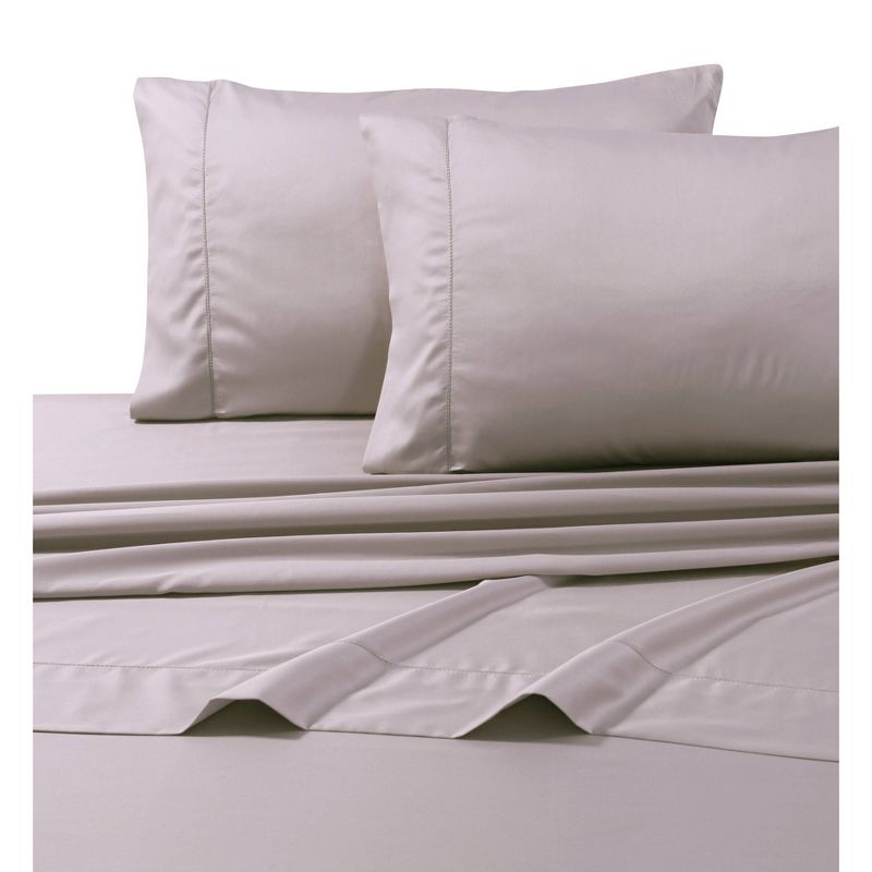 Queen 800 Thread Count Extra Deep Pocket Sateen Sheet Set Lavender - Tribeca Living