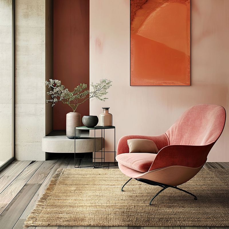 Nuloom 4 Square Daniela Jute Tassel Hand Woven Indoor Area Rug, Natural, Solid Chunky Farmhouse Design, Natural Fiber BedroomLiving Room