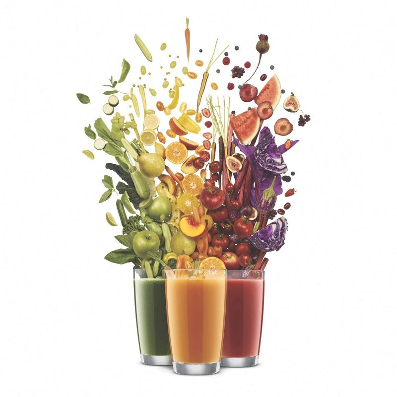 Breville Juice Fountain Cold Plus Brushed Stainless Steel BJE530BSS: 1000W Electric Juicer, 2 Speeds, Dishwasher-Safe Parts