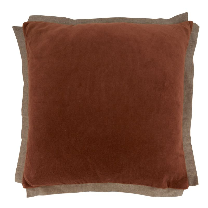 Saro Winifred Collection Cotton Pillow Cover