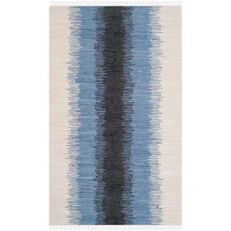 Montauk MTK710 Hand Woven Indoor Area Rug - Grey/Black - 6'x9' - Safavieh.