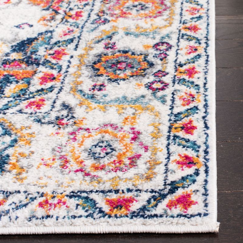 Madison MAD603 Power Loomed Area Rug - Fuchsia/Ivory - 4'x4' - Safavieh.