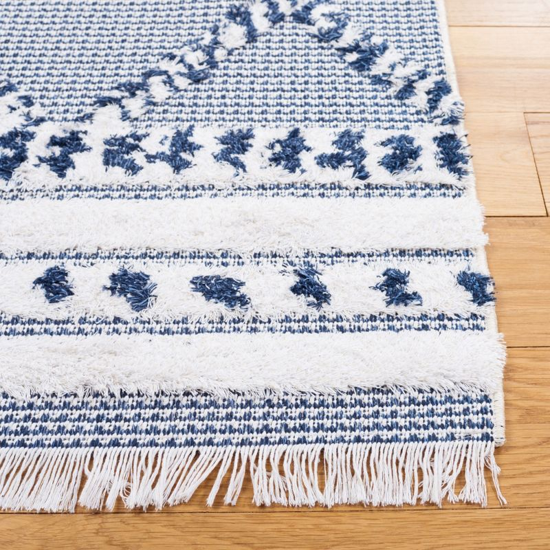 Augustine AGT714 Machine Made Indoor Area Rug - Navy/Ivory - 8'x10' - Safavieh