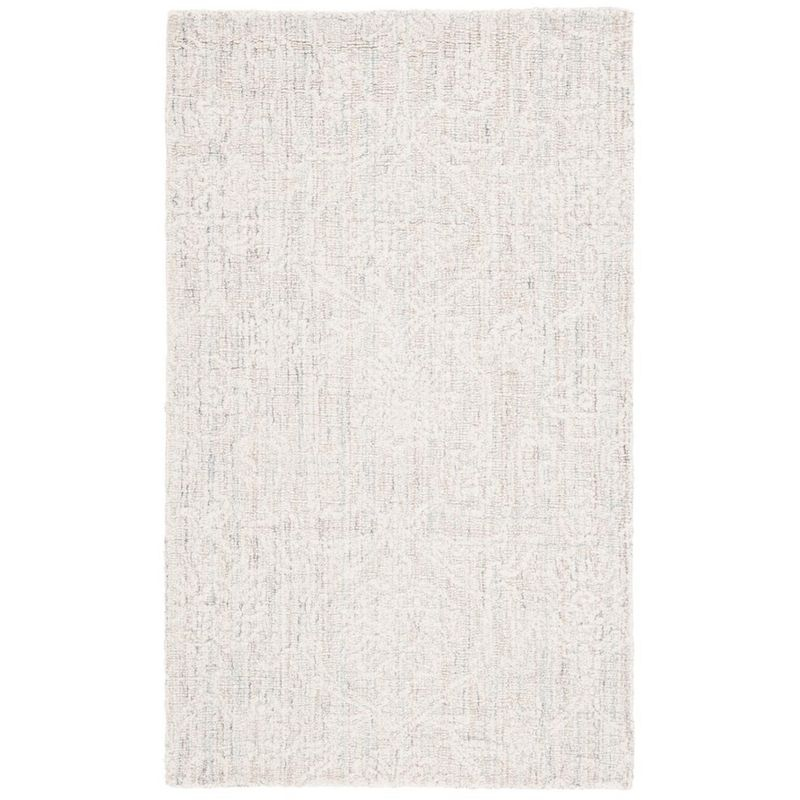 Ebony EBN111 Hand Tufted Accent Rug - Blue/Ivory - 3'x5' - Safavieh.