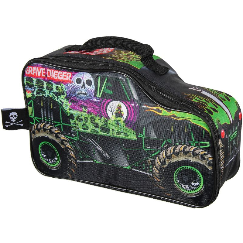 Monster Jam Lunch Box Grave Digger Truck Shaped Insulated Big Lunch Bag for Work Travel