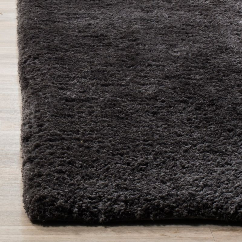 Sheep Shag SSG120 Hand Woven Area Rug - Charcoal - 8'x10' - Safavieh.