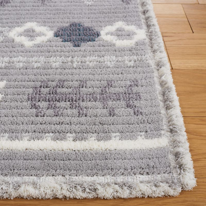 Marrakesh MRK606 Power Loomed Runner Rug - Gray/Light Gray - 2'2"x8' - Safavieh.