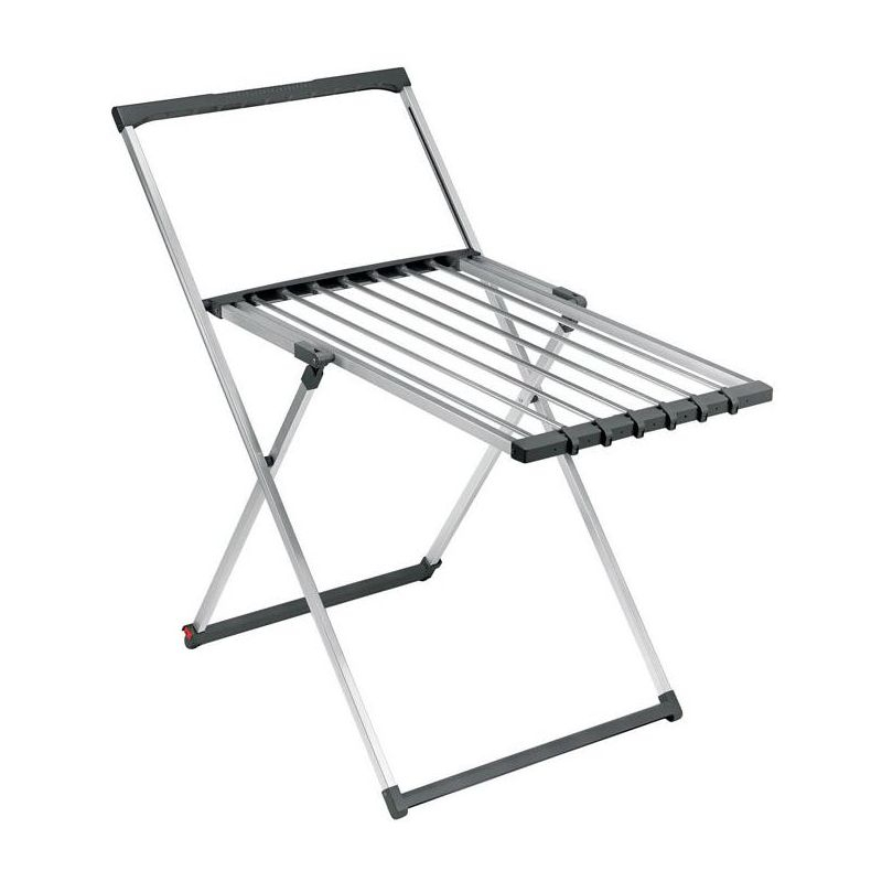 Polder 43 in. H X 24 in. W X 44 in. D Aluminum Collapsible Clothes Drying Rack