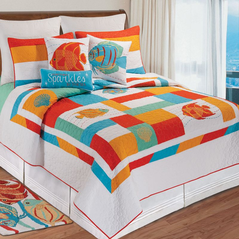 C&F Home 20" x 26" South Seas Cotton Standard Sham - Machine Washable