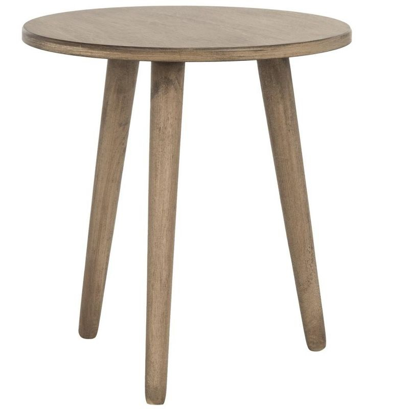Orion Round Accent Table - ACC5700B - Light Brown - Safavieh