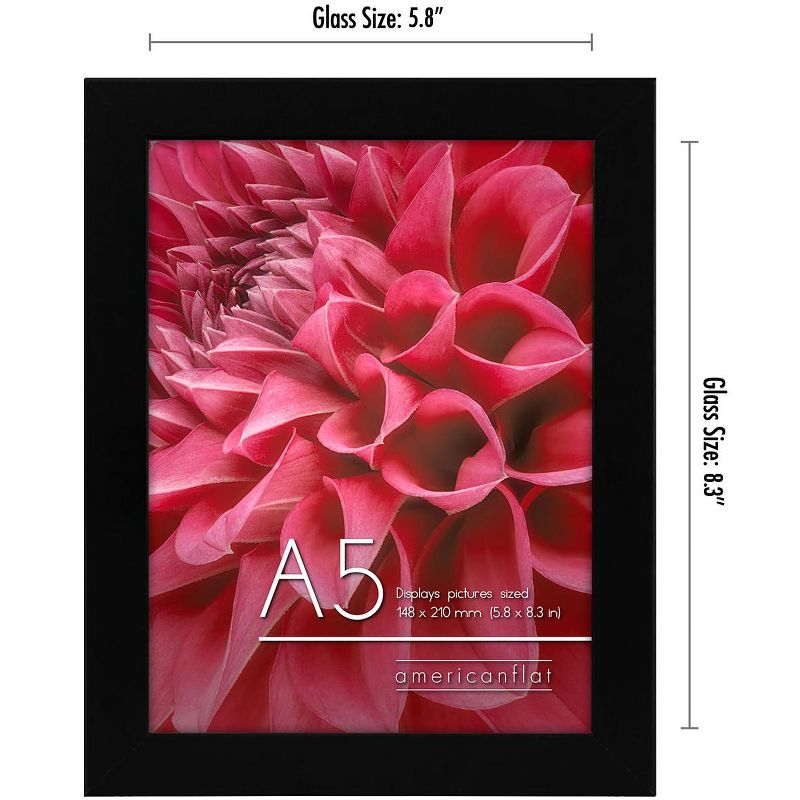 Americanflat A5 Picture Frame, Black