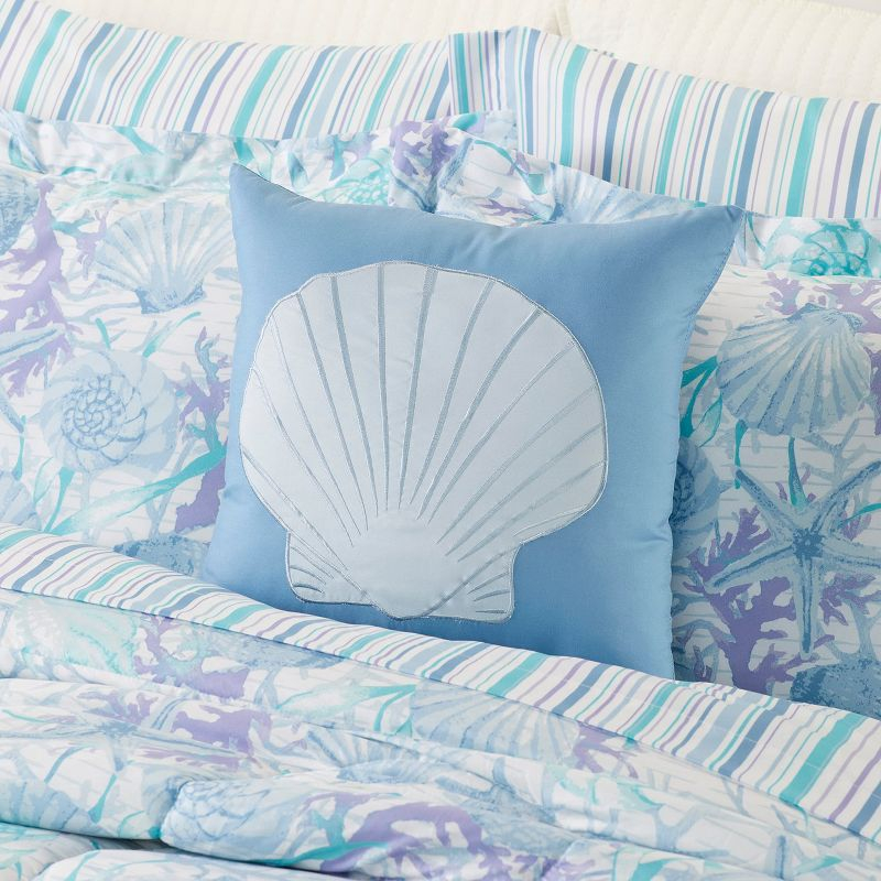 The Lakeside Collection Coastal Garland Bedding Collection - Accent Pillow