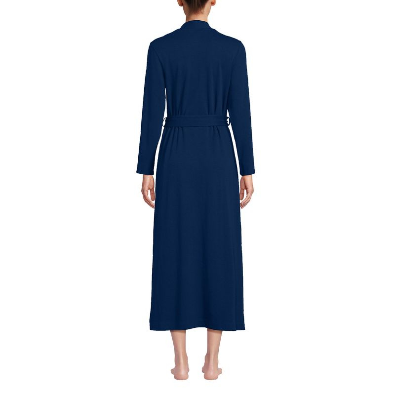 Lands' End Women's Cotton Long Sleeve Midcalf Robe