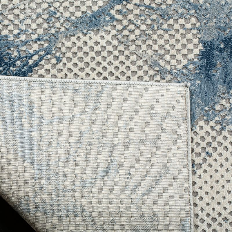 Meadow MDW180 Power Loomed Area Rug - Navy/Ivory - 8'x10' - Safavieh.