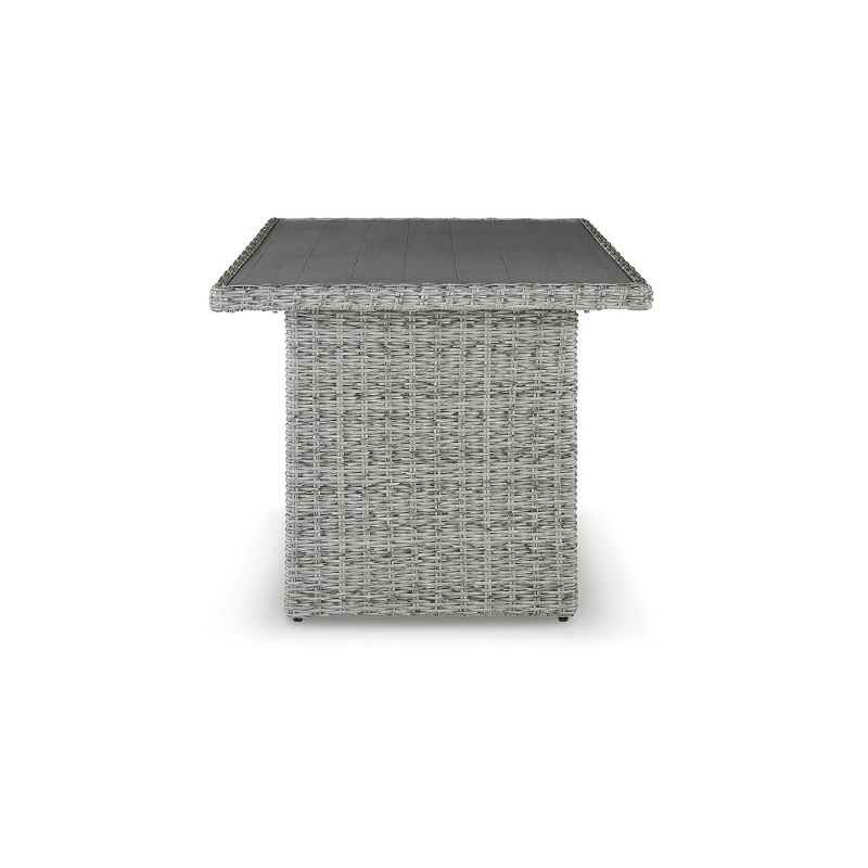 Signature Design by Ashley Casual Naples Beach Outdoor Multi-use Table Light Gray