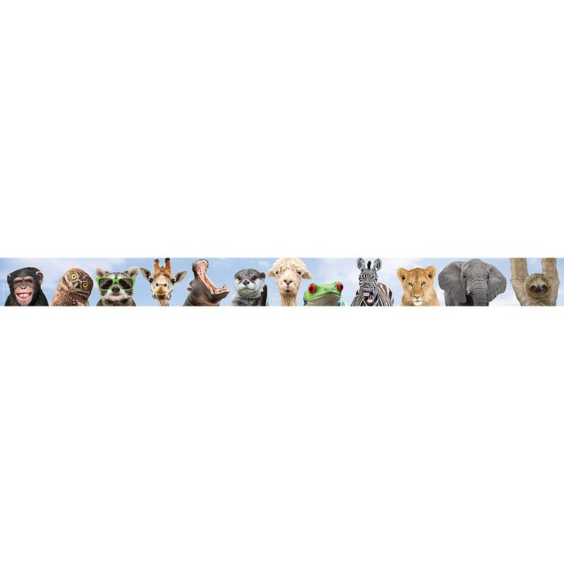 Teacher Created Resources® Go Wild Animals Straight Border Trim, 35 Feet Per Pack, 6 Packs