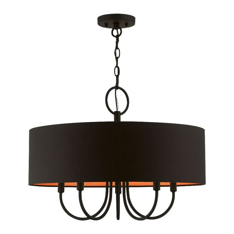 Livex Lighting Bradhurst 5 - Light Pendant in  Black