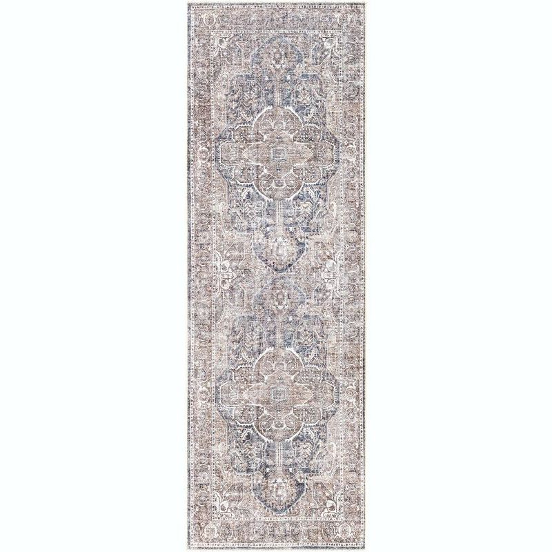 Mark & Day West Des Moines 2'7"x7'10" Runner Washable Woven Indoor Area Rugs Tan