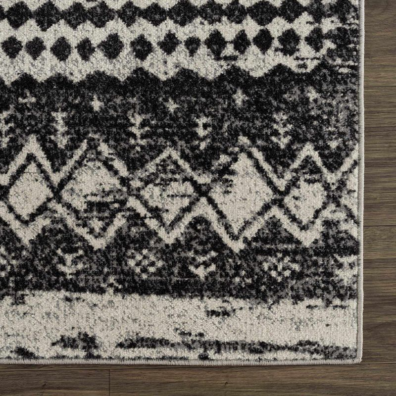 Hauteloom Rectangle Area Rug   Black