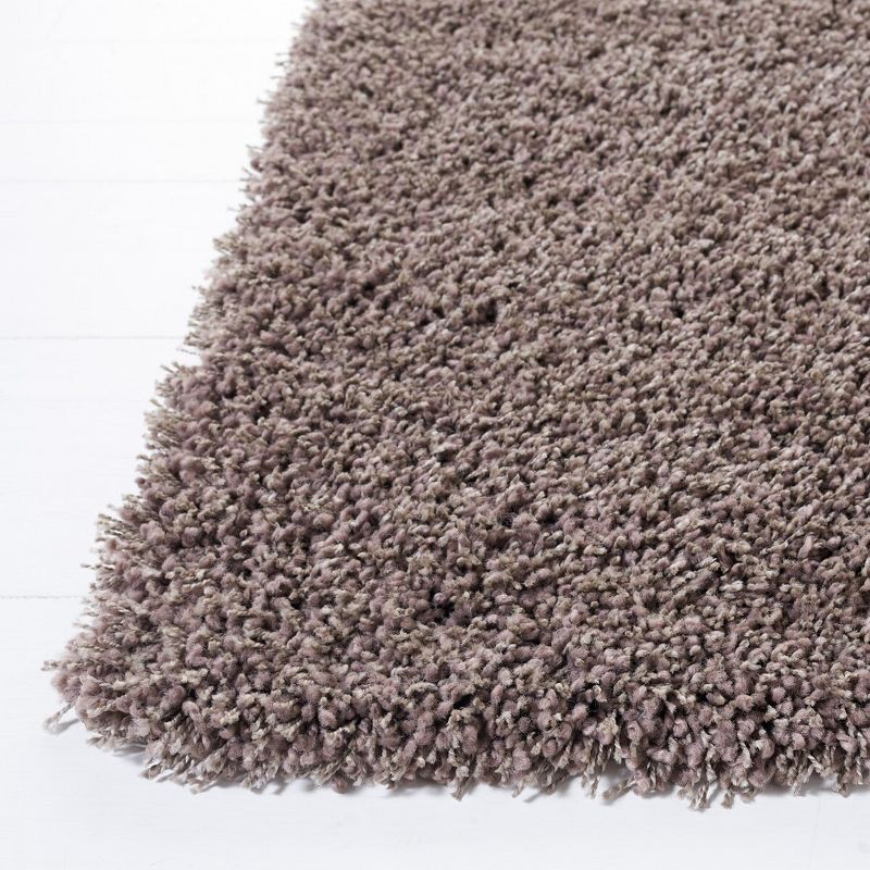 Santa Monica Shag SGN725 Power Loomed Indoor Area Rug - Taupe - 8'9"x11'9" - Safavieh.