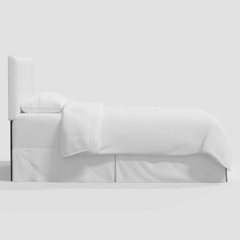 King Olivia Headboard in Velvet White - Threshold™: Pine Frame, Modern Rectangular Design