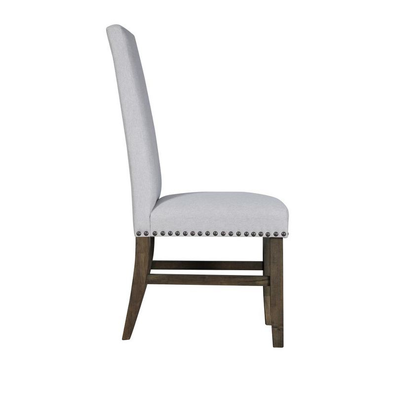 New Classic Furniture, Julius Upholstered Dining Chair (2 Per Carton)-Walnut
