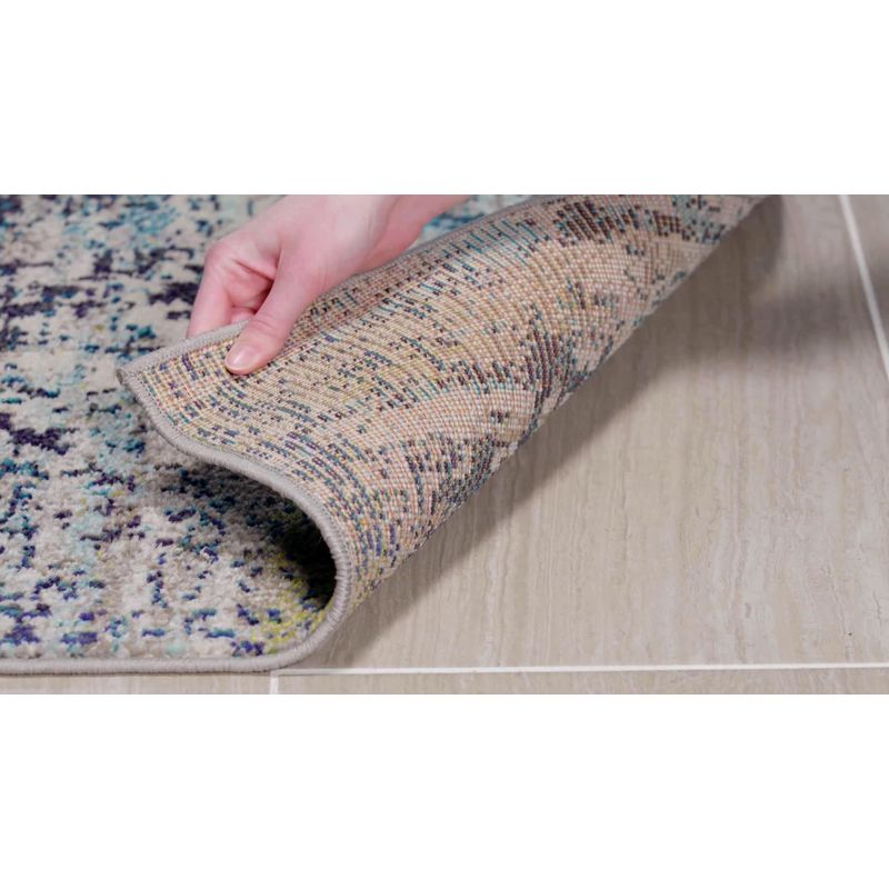 Madison MAD469 Power Loomed Indoor Area Rug - Blue/Green - 4'x6' - Safavieh