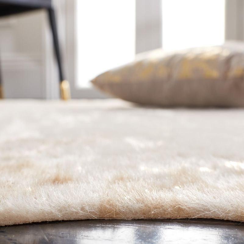 Faux Cowhide FCH207 Power Loomed Indoor Area Rug - Beige/Gold - 6'x8' - Safavieh