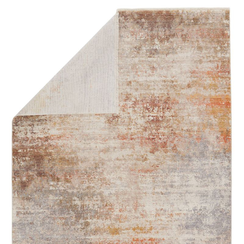 2'9"x8' Berquist Abstract Runner Rug White - Jaipur Living: Contemporary Indoor Area Rug, Medium Pile, Polyester