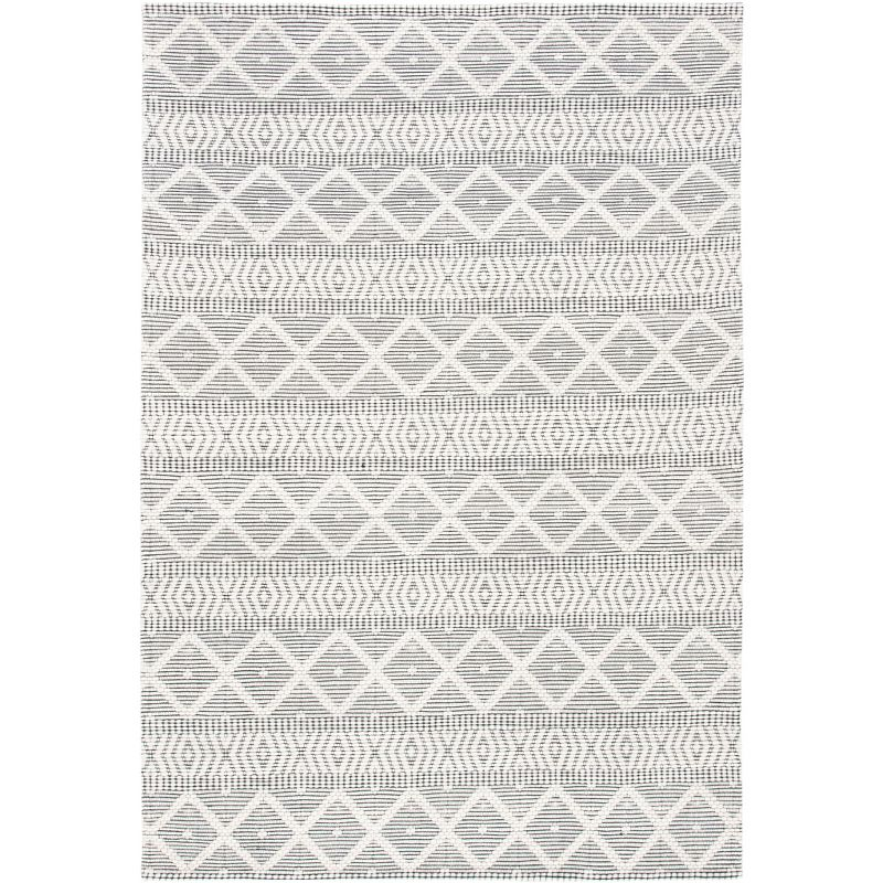 Marbella MRB751 Flat Weave Indoor Area Rug - Ivory/Black - 8'x10' - Safavieh