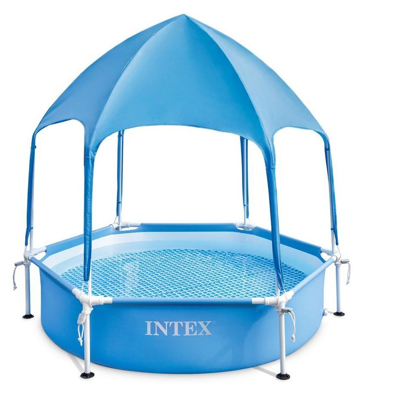 Intex 28209EP Canopy Metal Frame Above Ground Swimming Pool